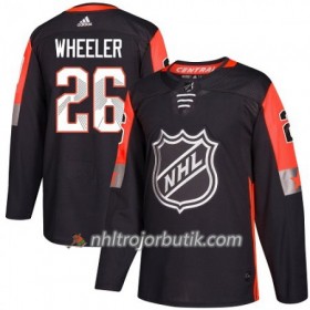 Winnipeg Jets Tröja Blake Wheeler 26 2018 NHL All-Star Central Division Adidas Svart Authentic